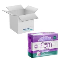 كرتون | فام | 30 فوطة صحية مضغوطة و مطوية بالاجنحة...