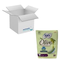 كرتون | سوفي | فوط صحية بزيت الزيتون المرطب - كبير...