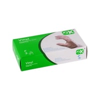 اوكية | قفازات فنيل خالية من البودرة | 60 قفاز | S...