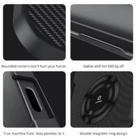 كفر للايباد مدمج به خاصية المغناطيس للمروحة و مساح...