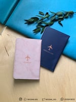 كفر جواز كابلز بالأسم مع لوقو طياره .