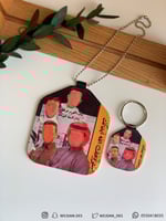 تعليقة ميني + ميداليه صوره شخصية .