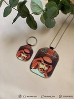 تعليقة: تعالي ياهوى قلبي + ميداليه ميني .