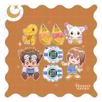 ستكرات ديجيمون عائلة أمجد