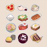 ستكرات مأكولات جيبلي