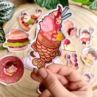 ستكرات علبة غذاء