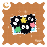 ستكرات طابع كرات الغبار