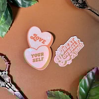 ستكرات love and treat yourself