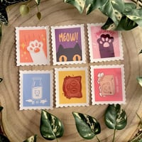 ستكرات طوابع قططية