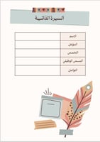 قالب بوربوينت لتوثيق الأداء الوظيفي – مقاس A4