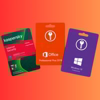 ويندوز 10 برو + اوفيس 2019 برو بلس + كاسبر سكاي ان...