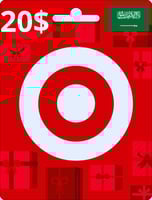 بطاقة target بميلغ 20 دولار متوفرة الان في AlabdSt...
