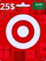 بطاقة target بميلغ 25 دولار متوفرة الان في AlabdSt...