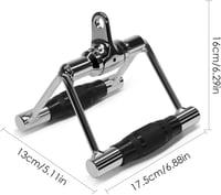 مقبض تمارين شد مرفق كابل بممسك مزدوج على شكل حرف D