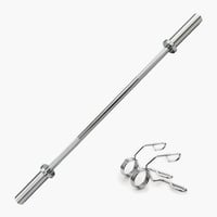 بار أولمبي لرفع الأثقال مستقيم 150 سم 9.5 كجم من ك...