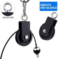 عجله بكرة السحب للكيبل شديدة التحمل مع خطاف وشريط...