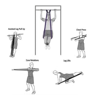 حبل مطاط لتدريب المقاومة لون بنفسجي من كانجرو