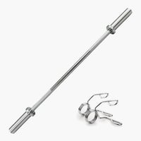 بار أولمبي لرفع الأثقال مستقيم 220 سم 12 كجم من كا...