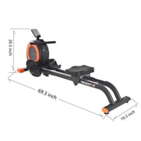جهاز تمارين آلة تجديف مغناطيسي ذكي ومقاومة قابلة ل...