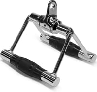 مقبض تمارين شد مرفق كابل بممسك مزدوج على شكل حرف D