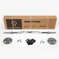 كانجرو مجموعة الاسكوات راك مع اوزان 12 كيلو