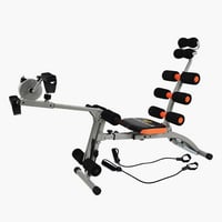 جهاز تمارين عضلات البطن و الارداف مع دراجة