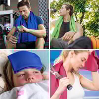 منشفة التبريد الفورية الأصلية - عرض 3 بسعر 1 (أخضر...