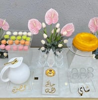 طقم ضيافة عدد 6 قطع