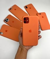 كفر ايفون 6 بلس برتقالي سيليكون Orange silicone ca...