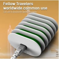 شاحن متعدد المنافذ محطة شحن LDNIO 7A 6 USB Port