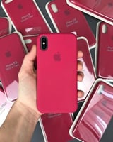 كفر ايفون 6 بلس فوشي سيليكون Plum silicone case fo...