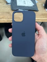 كفر ايفون 15 كحلي سليكون ميدنايت Midnight silicone...