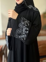 F - H عباية بطرحة ريم