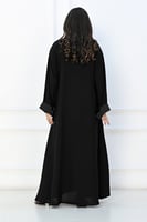 عباية بطرحة اللوتس ياباني