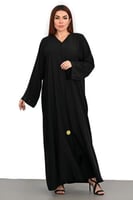 عباية بطرحة عيون المها 1 كرستال