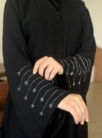 F - K عباية بطرحة روان