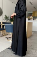 عباية بطرحة عجائب اسود