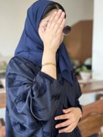 عباية بطرحة سيدتي كحلي