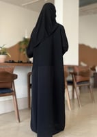 عباية بطرحة الجوري