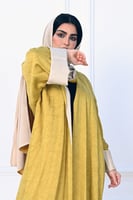 عباية بطرحة جادا 1 لف دبل فيس