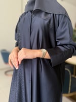 عباية بطرحة عجائب كحلي