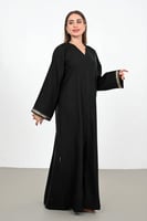 عباية بطرحة غزل معدنيات