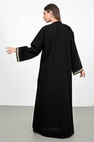 عباية بطرحة غزل معدنيات