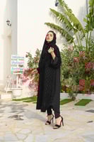 عباية بطرحة المرام قصير 5245