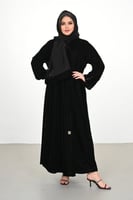 عباية بطرحة صرخات مخمل