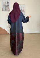 عباية بطرحة دبش كحلي