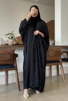 عباية بطرحة لوك مكسر