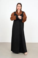 عباية بطرحة الثلوج