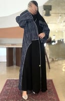 عباية بطرحة شيهانه رصاصي