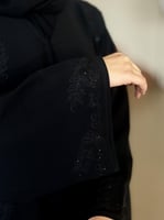 F-K عباية بطرحة كاري